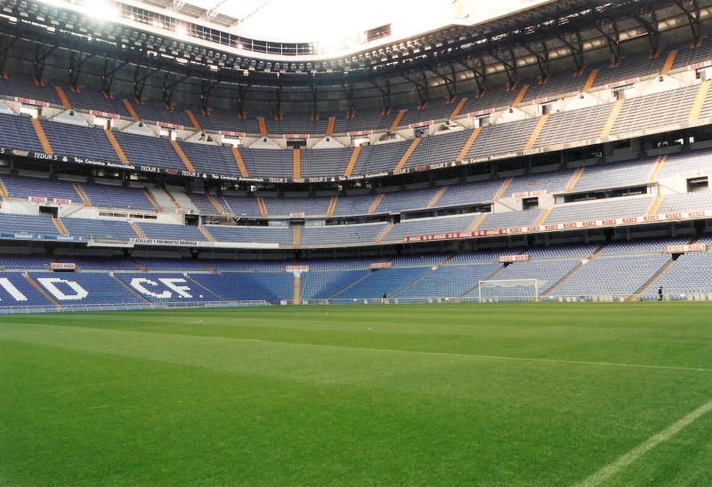 Santiago Bernabeu Stadium inside