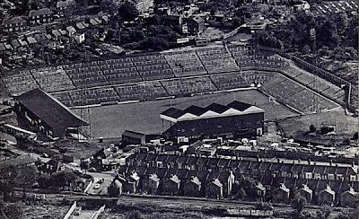 The old terracing at The Valley