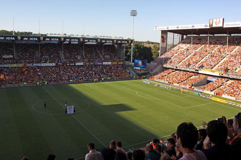 Plan du Stade Stade Bollaert Delelis Lens