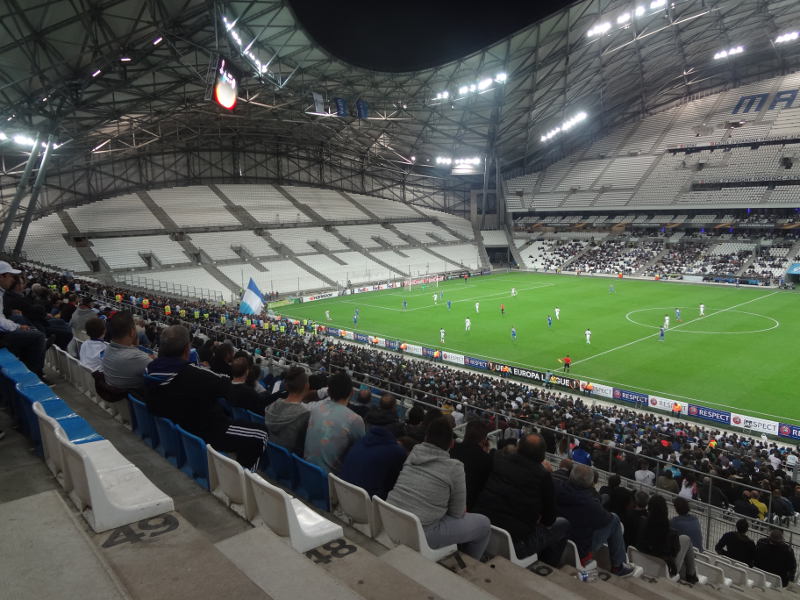 Stadionpostkarte Stade Vélodrome Marseille Frankreich