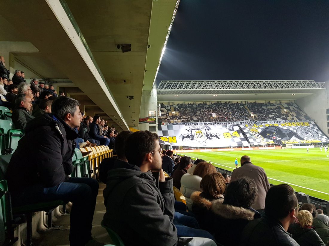 Porto, Portugal. 15th July, 2022. Porto, 07/15/2022 - Training of Boavista  Futebol Clube, open to fans, in the secondary field of EstÃdio do Bessa  Século XXI, in Porto. Gaius Makouta; Chidozie. (