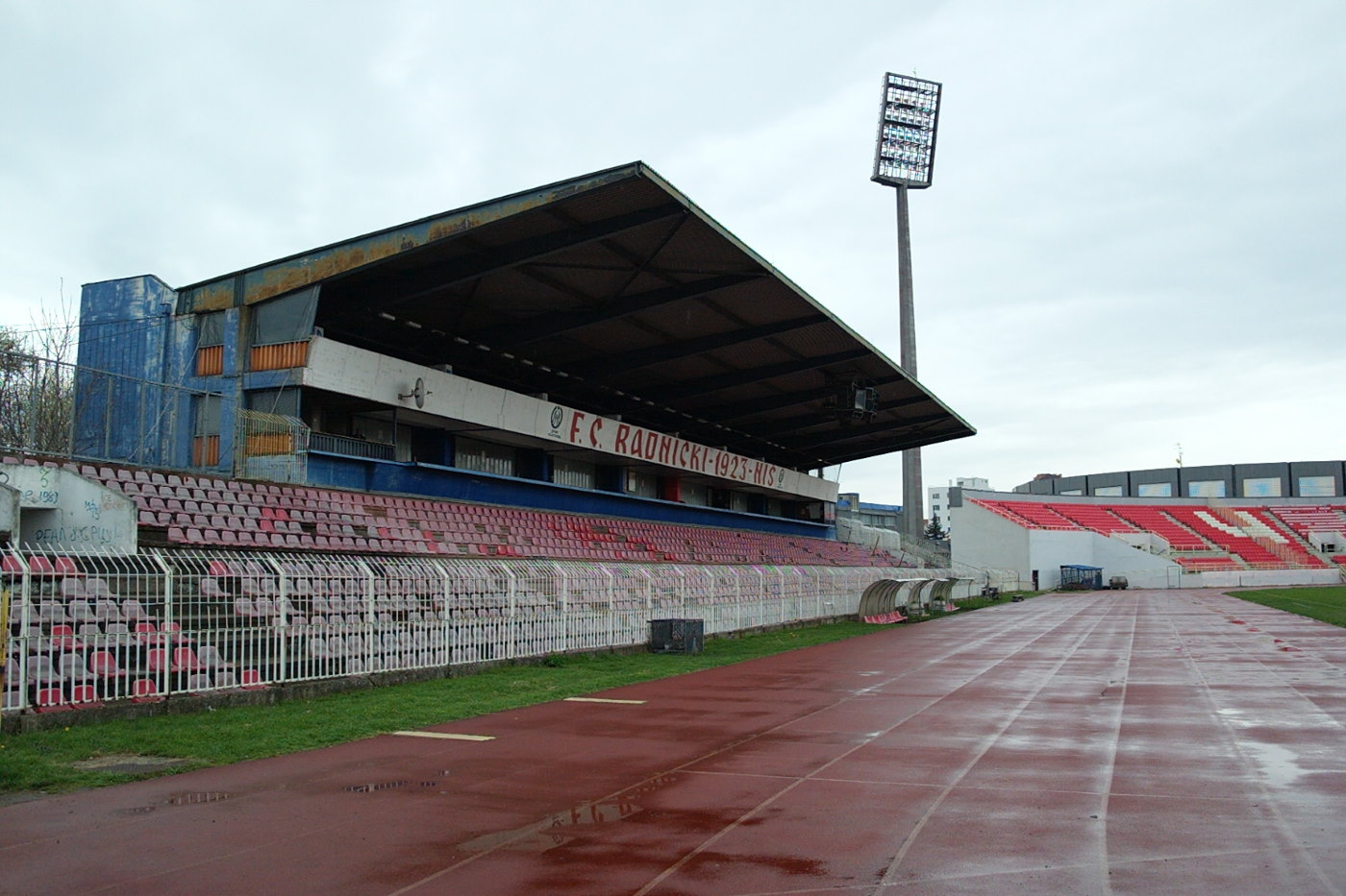 Čair Stadium, FK Radnički Niš. - Groundhopping & Ultra