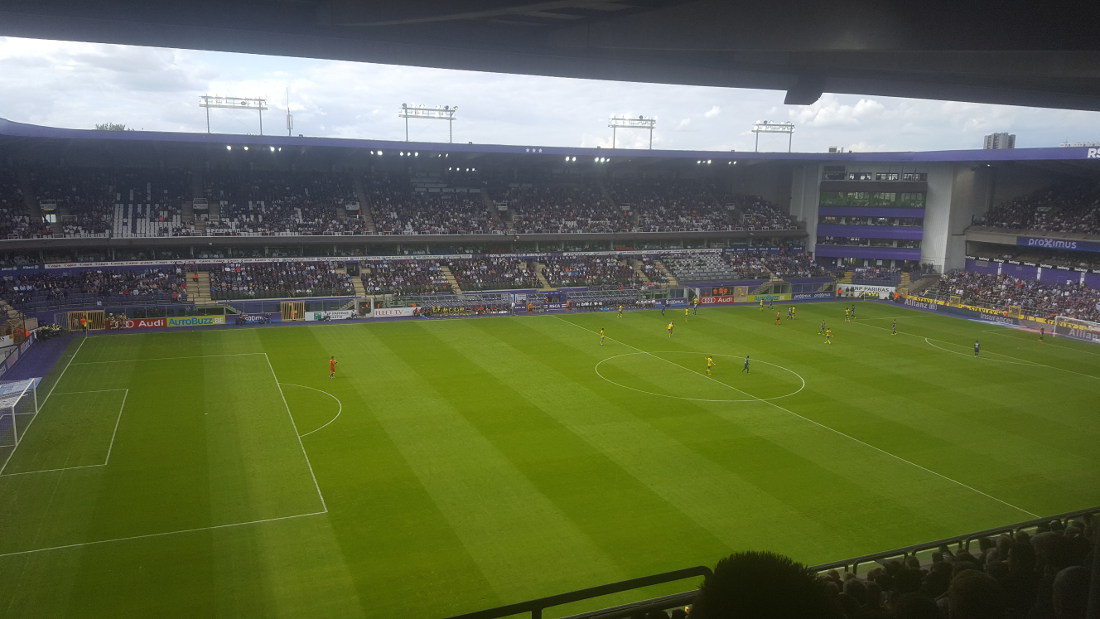 The traveler's drawer: Constant Vanden Stock Stadium: match RSC. ANDERLECHT  - Club BRUGGE KV (1998)